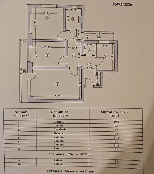 Apartament 3 Camere Tei | Parc Plumbuita