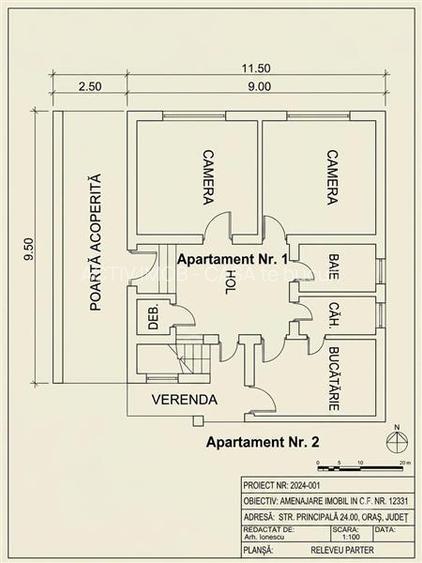 Imobil cu 3 apartamente - 270 mp construiti - langa Palatul Baroc – locuinta sau - 19