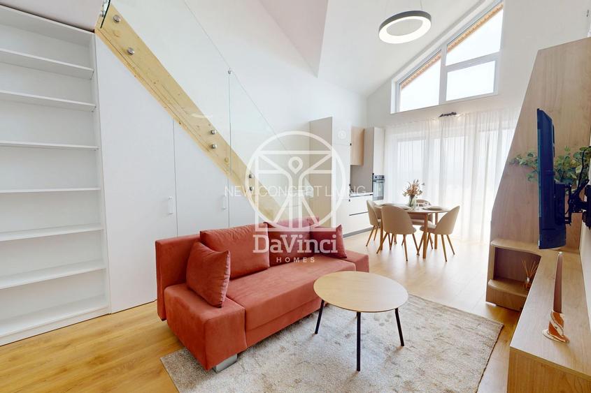 Penthouse 3 camere + 2 bai, intabulat, la cheie - terasa 19 mp - 3
