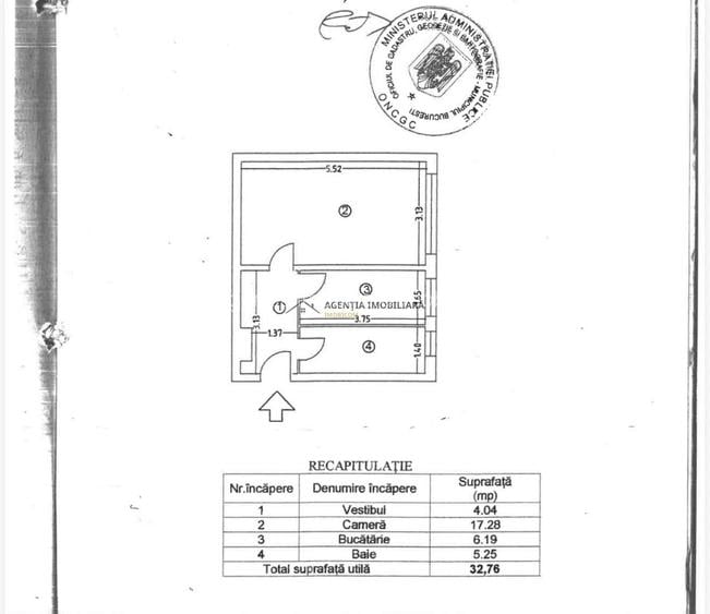 Garsonieră decomandată | 32,76 mp | Piața Rahova | Tramvai 32 - 4
