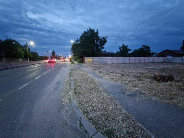 Teren Stradal cu deschidere la Sos. Alexandriei pe colt in Bragadiru, Ilfov