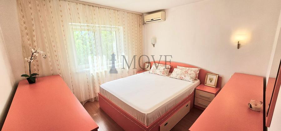Apartament etaj intermediar, luminos, centrală proprie, fereastră la baie
