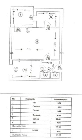 Garsonieră spațioasă, 41 mp, cu balcon incalzit amenajat ca birou – Bd Ferdinand - 6
