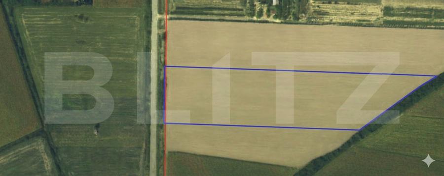 Teren extravilan de vanzare, 22200 mp, la intrare in Lazuri