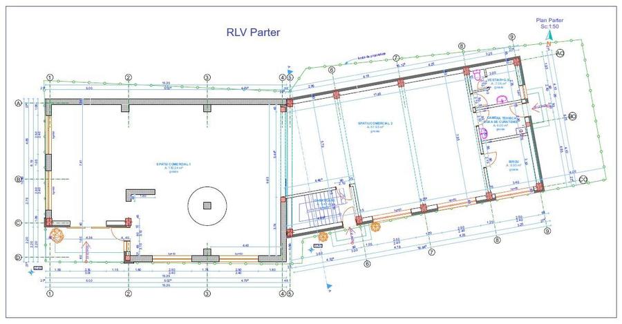 Spatiul Comercial Semifinisat, P+E de inchiriat Beliu Arad, Traffic