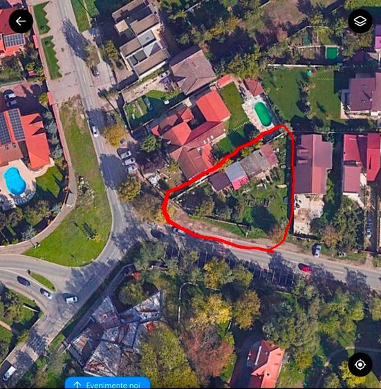 Teren cu casă pentru investiții imobiliare