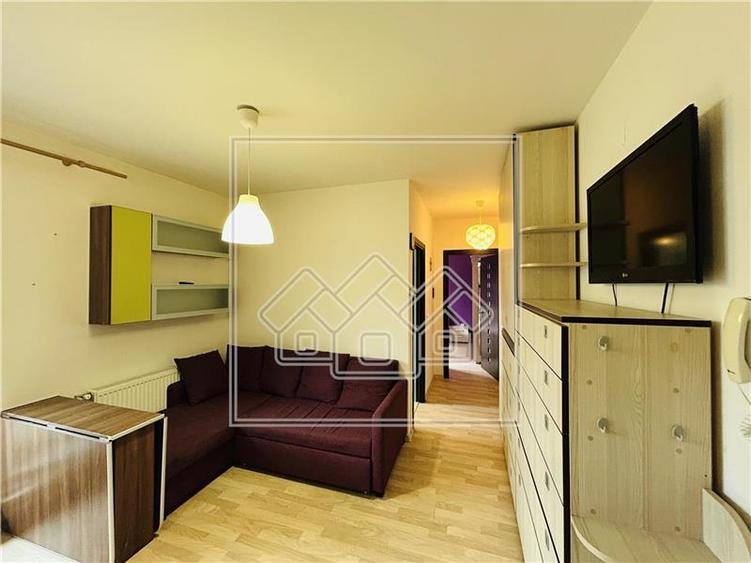 Apartament cu 2 camere in Sibiu - balcon, boxa, mobilat si utilat