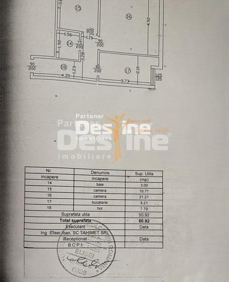 Apartament 2 camere 51 mp model decomandat mobilat și utilat, cartier 2 Băieți
