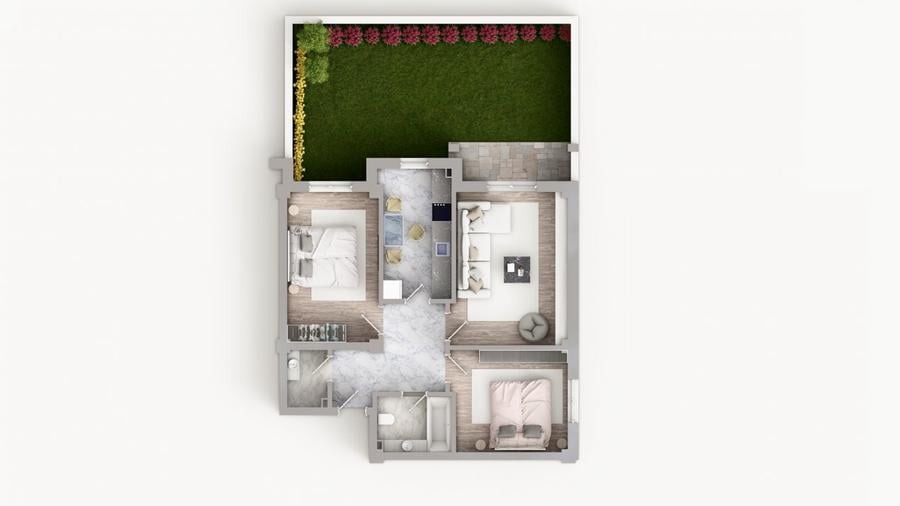 COMISION 0% ! 3 CAMERE CU GRADINA 61MP POPAS PACURARI, IASI