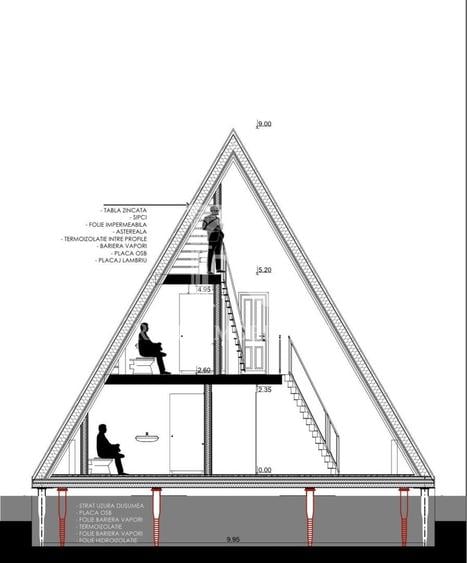 A-FRAME GRAND – STRUCTURĂ METALICĂ PREMIUM | 5 CAMERE