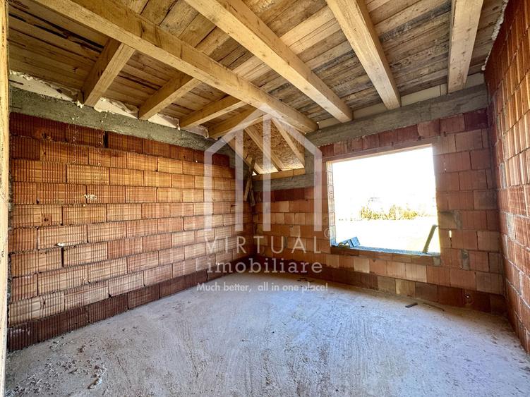 Casa cu 4 camere, 117mp utili+terasa acoperita(26mp), teren 334mp
