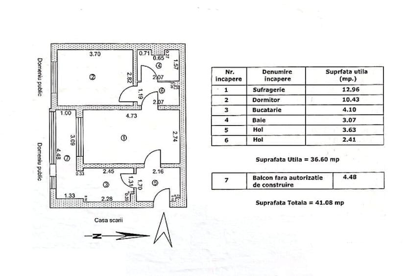 2 camere – 41 mp, renovat complet, mobilat și utilat, Micro 40