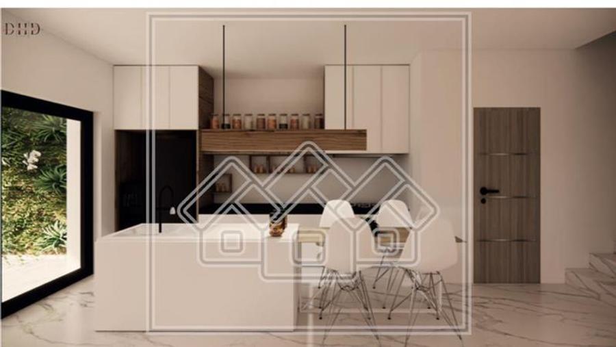 Casa individuala, teren 575 mp, predare la alb, Selimbar