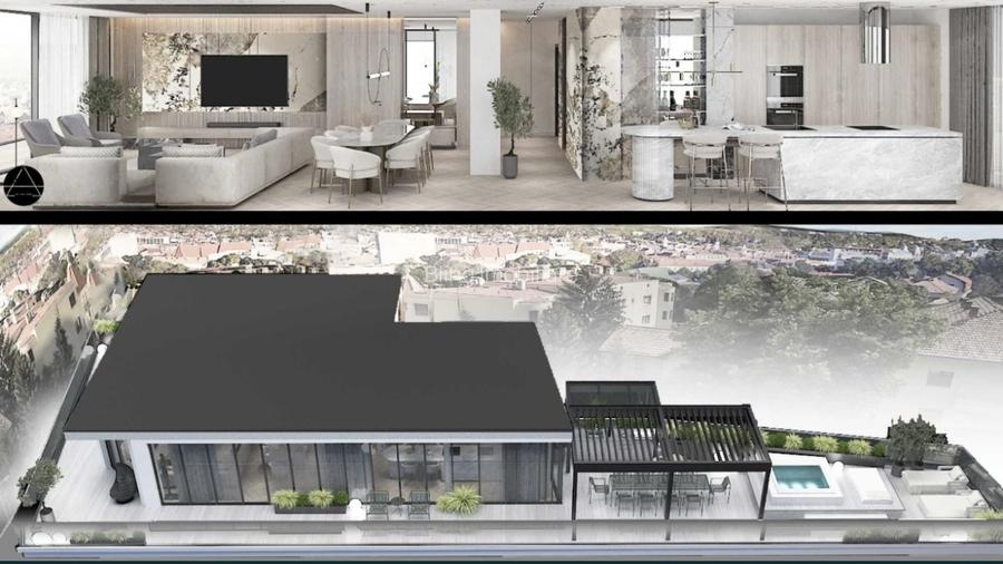 Penthouse, 134mp, terasă panoramică de 125mp cu jacuzzi, zona Centrala - 7
