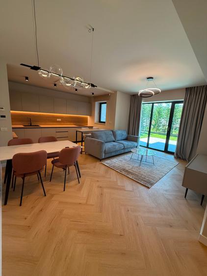 AFI Home North-2 camere,mobilat&utilat,gradina+1 loc parcare