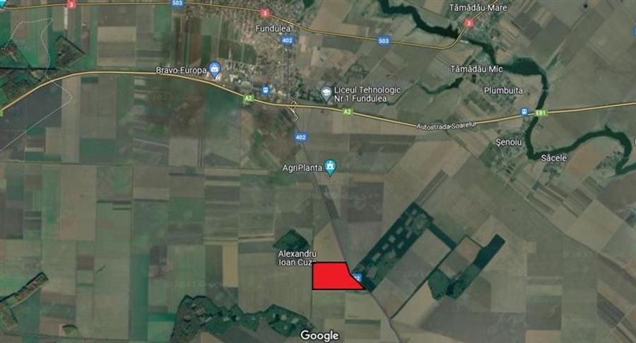 Vanzaren teren intravilan Fundulea - A2, Calarasi