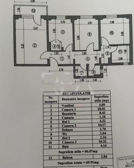 3 camere, 8/10, anvelopat, 70mp, bloc 1979-Gorjului-4 min. metrou