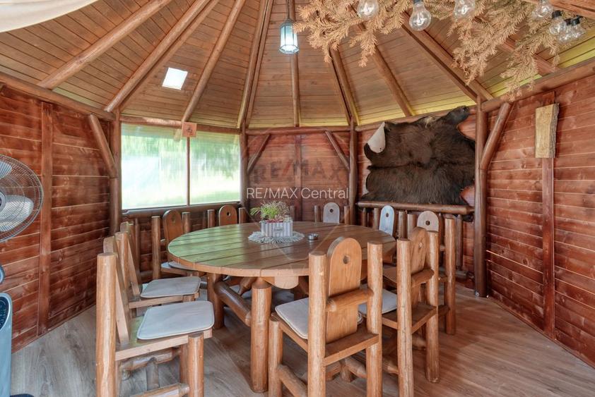 Casă din buștean rotund | 3.735 mp teren | La 30 km de Brașov - 33