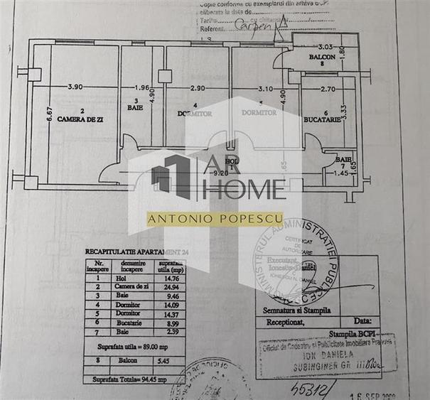 Vanzare apartament 3 camere, bloc 2010, Ploiesti, zona Centrala
