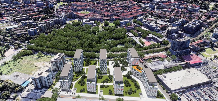 Apartament 2 camere cu vedere catre Parcul Botanic , etaj 8- Alenia Botanic Park