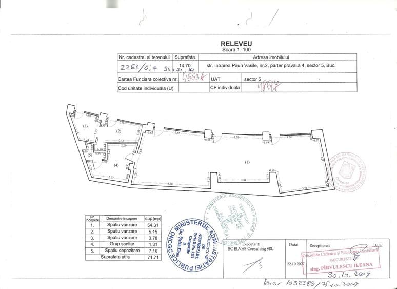 Spatiu cu expunere foarte buna in statia STB