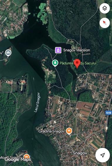 Teren de vanzare SNAGOV pe Lac si Padure