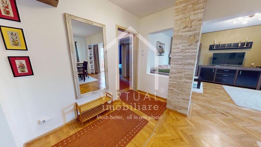Ap cu 3 camere, 80mp utili+balcon, pivnita,renovat, Cal. Dumbravii