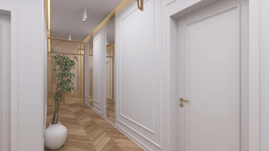 Apartament 3 camere, predare la cheie-7 minute metrou-Comision 0% -TVA inclus