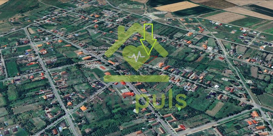 🗺️ Teren la Ianova in vatra satului, 50 euro/mp✨