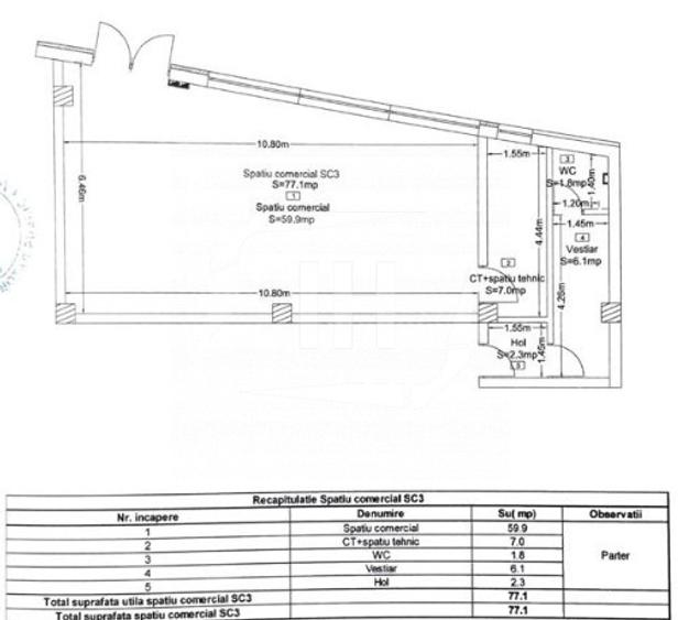 Spatiu comercial in zona Taietura Turcului-Fabrica de Sport