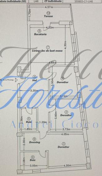 Apartament 4 camere, 93,30mp, Zona Calea Baciului, Cluj-Napoca