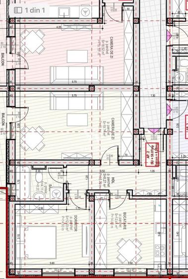 Apartament 2 camere cu bucatarie separata - Str. Unirii, Selimbar
