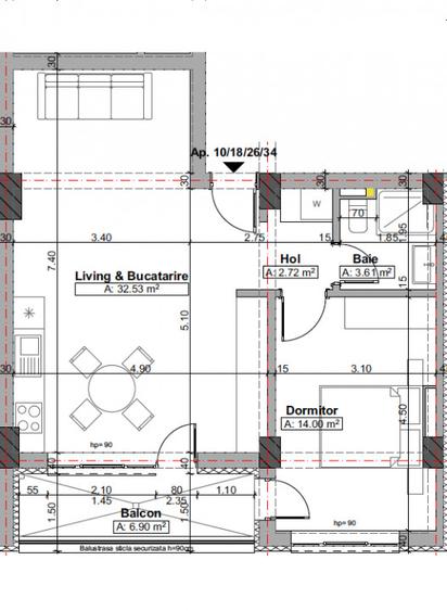 Premium 2 camere luminos si cu vedere la MARE, zona Infinity Beach