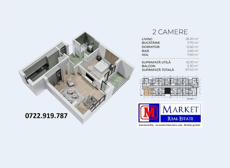 Apartament 2 camere decomandat - Metrou Berceni - PROMOTIE !!!