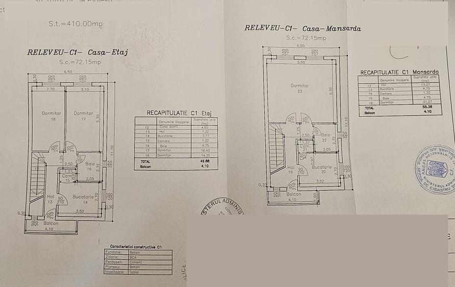 Marasesti-Central-vila S+P+1+M- ter- 410 mp la 480000 euro