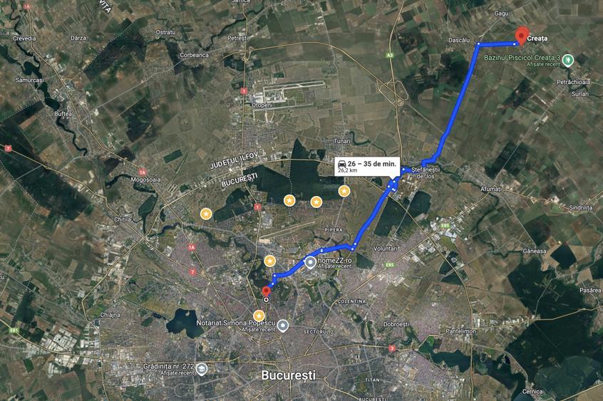 Creata - Dascalu teren de vânzare - 7567 mp cu dublu acces lângă lac