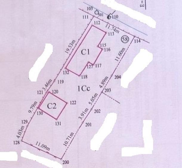 Teren intravilan cu constructii Piatra Neamt, str.D.Leonica, 1230 mp