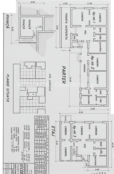 Imobil cu 3 apartamente - 270 mp construiti - langa Palatul Baroc – locuinta sau - 2