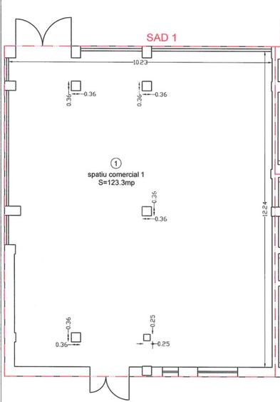 Spatiu comercial, 123.5 mp, parter, zona Sanandrei - 2