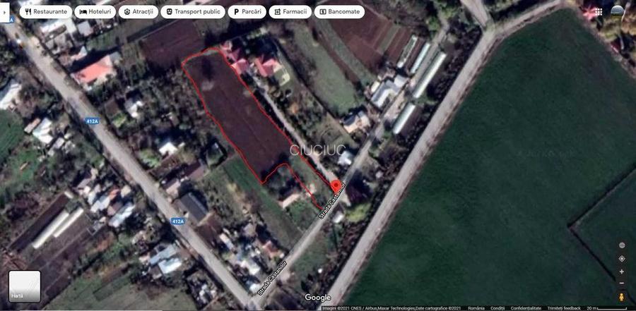 Teren intravilan de vanzare in Com. Adunatii Copaceni sat Darasti Vlasca jud GR. - 4