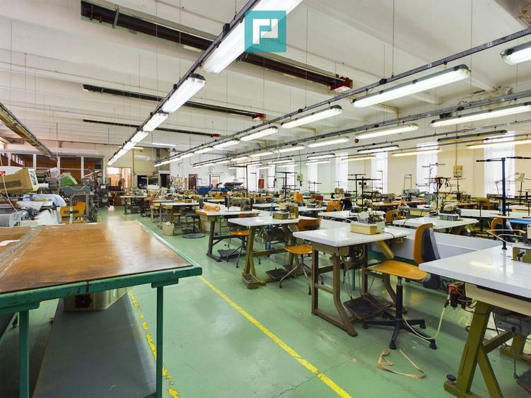 Spațiu industrial cu platformă betonată și teren