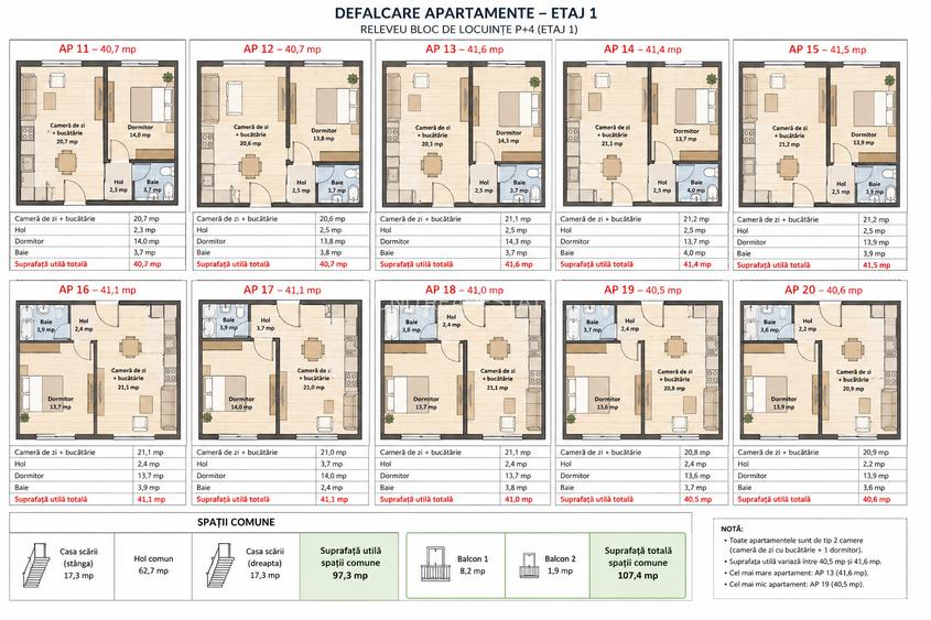Vanzare Apartament 2 camere-42 mp- Targoviste-Laminorului - 10