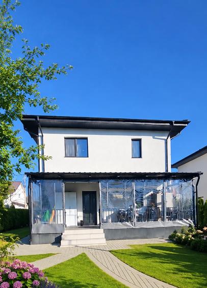 Casă Vila P+E 2020, living + 3 dormitoare, mobilată/utilată, terasă închisă 25 mp - Valea Lupului, Iași