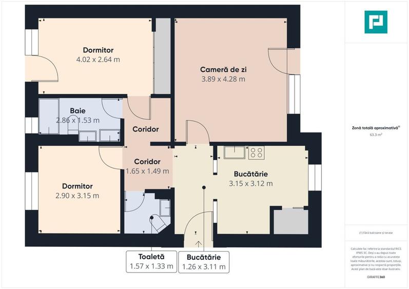 Apartament ultracentral cu loc de parcare