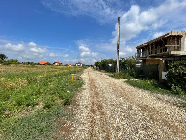 Teren 1500 mp de vânzare Ghermănești Snagov – Str. Podul Înalt, deschidere 25 ml