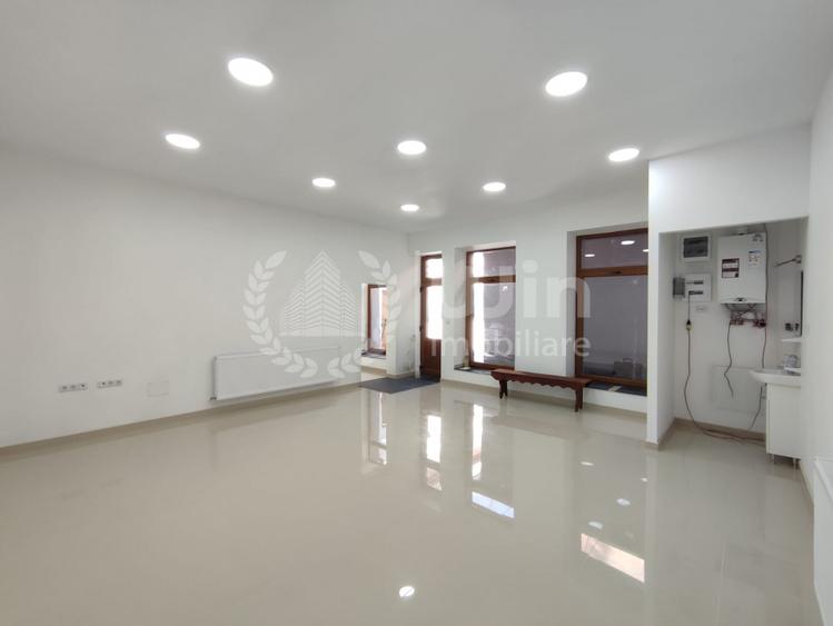 Spatiu comercial cu 2 incaperi | Tavan Inalt | Finisat | Ultracentral
