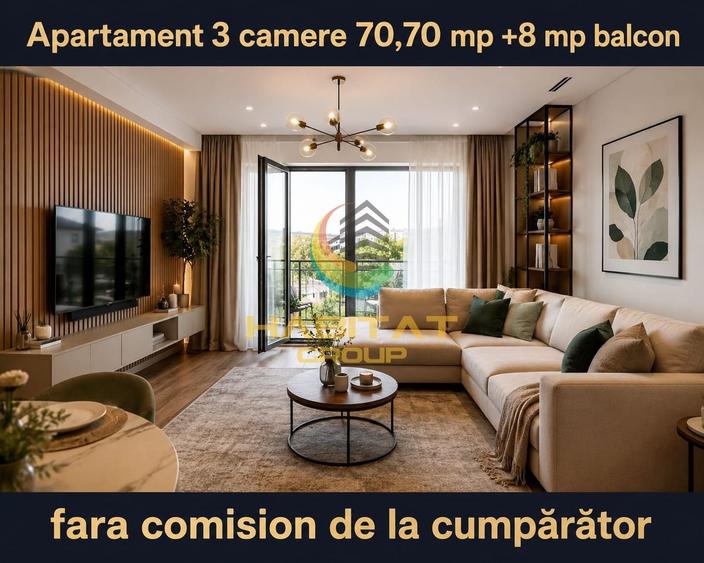 Vânzare Apartament 3 camere Metrou Berceni Popești Leordeni 79 mp