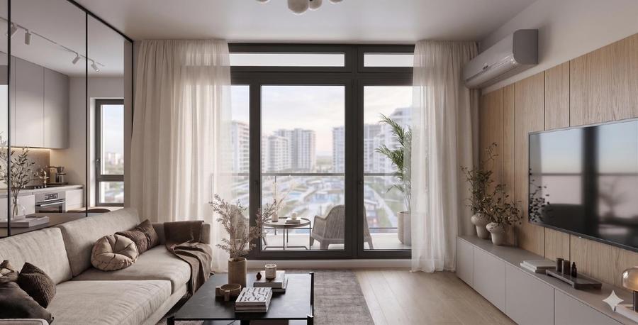 Apartament nou de 2 camere in Akcent City
