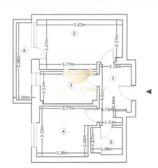 2 camere Pacii | 2 min metrou | Bloc 2019