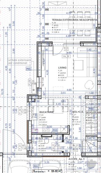 Duplex 3 camere, Su = 84,4 mp, St= 369,5 mp, Mosnita Noua